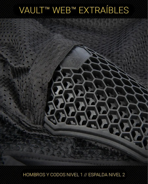 CHAMARRA JOE ROCKET ION MESH NEGRO