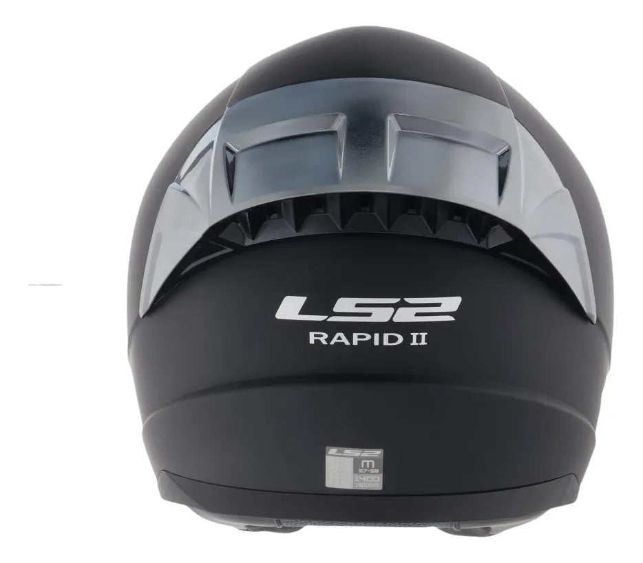 Casco Integral Ls2 Rapid II Negro Mate FF353