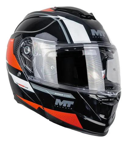 Casco Abatible MT Exodus Cave A5 Rojo Brillo