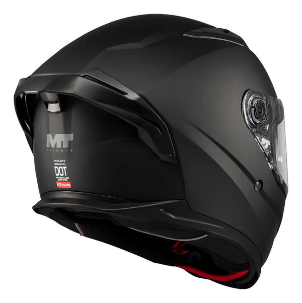 Casco Integral Mt Braker Sv Pure Negro Mate