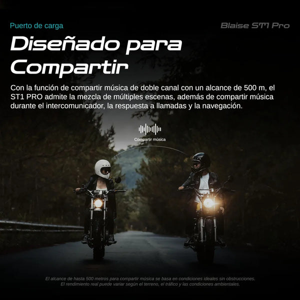Intercomunicador Blaise ST1 Duo