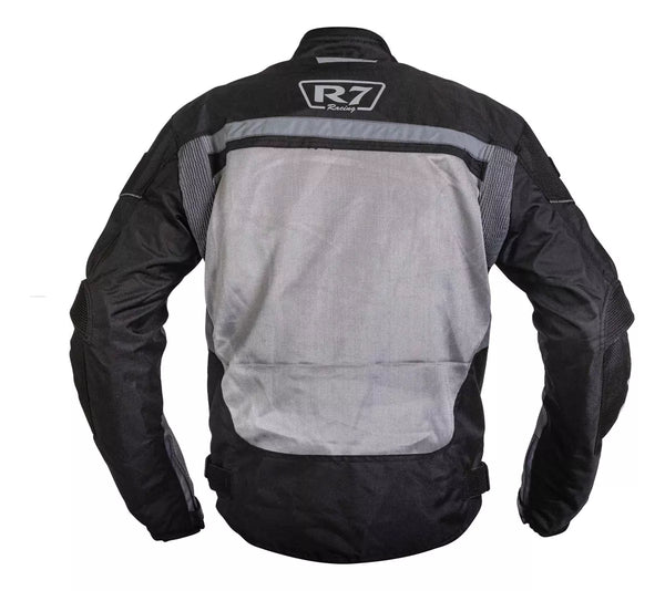 Chamarra De Moto R7 305 Gris Textil