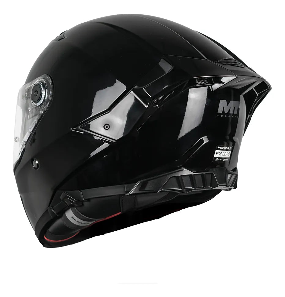 Casco Integral MT Thunder 4 R SV Pure A1  Negro Brillo