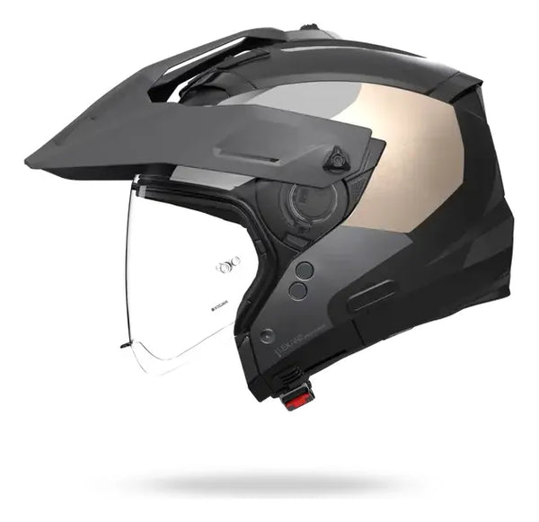 Casco Nolan N70-2 X 06 Selvado 347 Negro Gris Arena