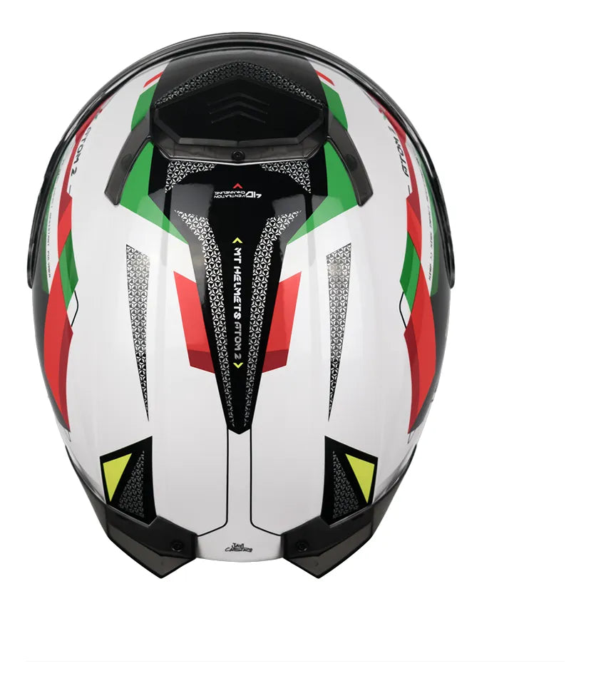 Casco MT Atom 2 SV Abatible Bast B6 Brillo
