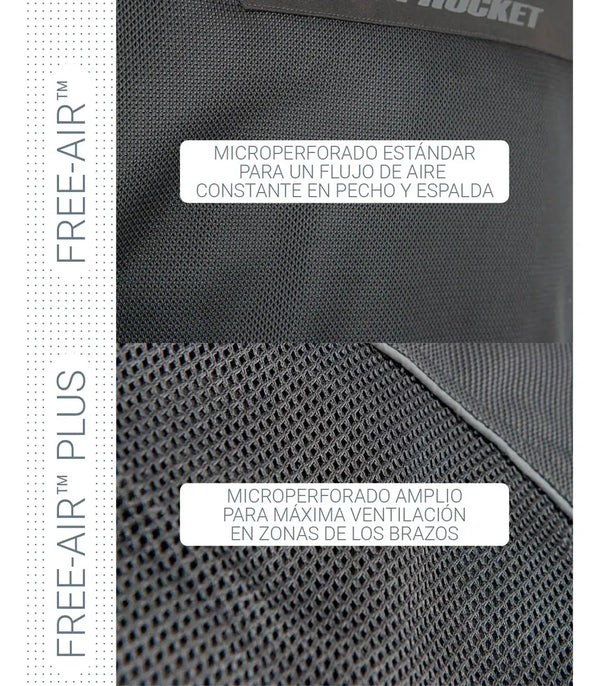 CHAMARRA JOE ROCKET ION MESH NEGRO