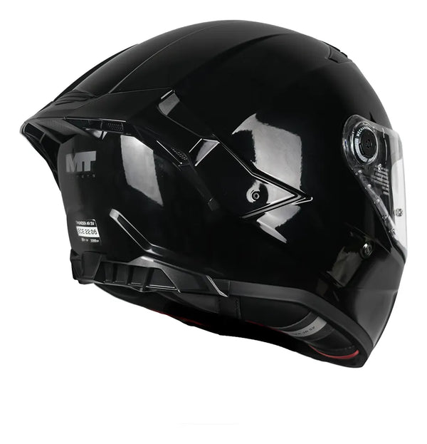 Casco Integral MT Thunder 4 R SV Pure A1  Negro Brillo