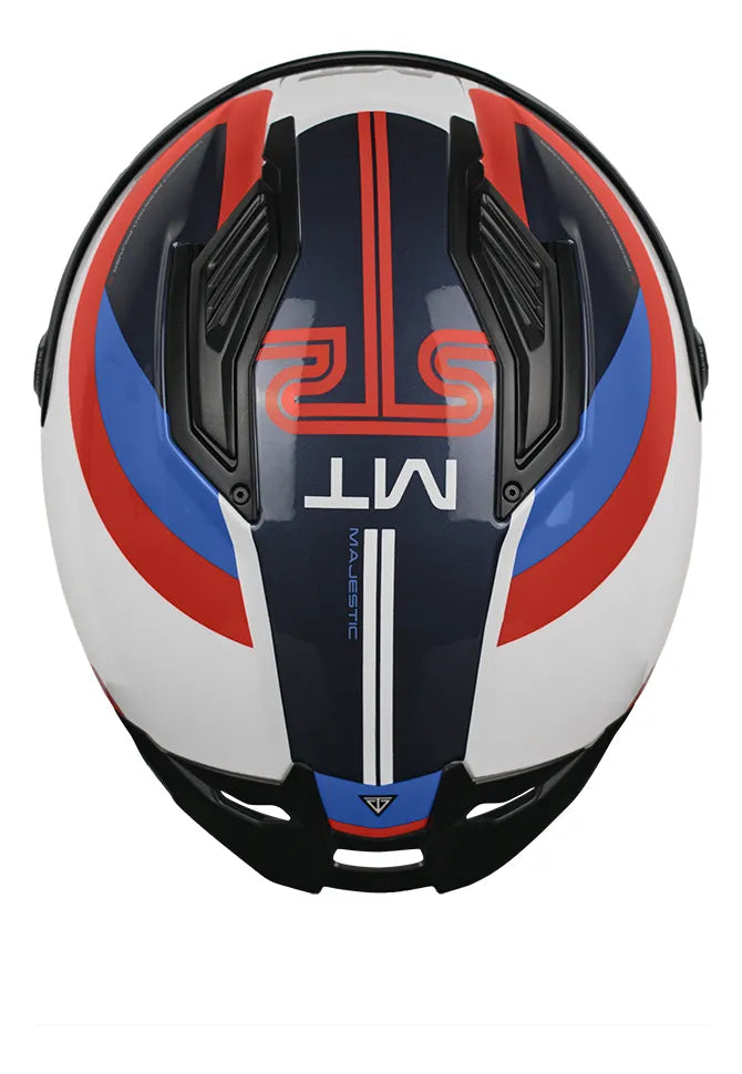 Casco MT Stinger 2 Majestic A7 Brillo + mica oscura