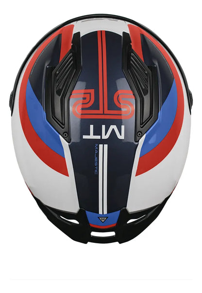 Casco MT Stinger 2 Majestic A7 Brillo + mica oscura