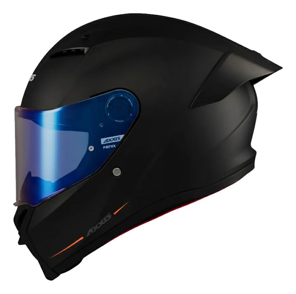 Casco Integral Axxis Fenix A1 Negro Mate FF132