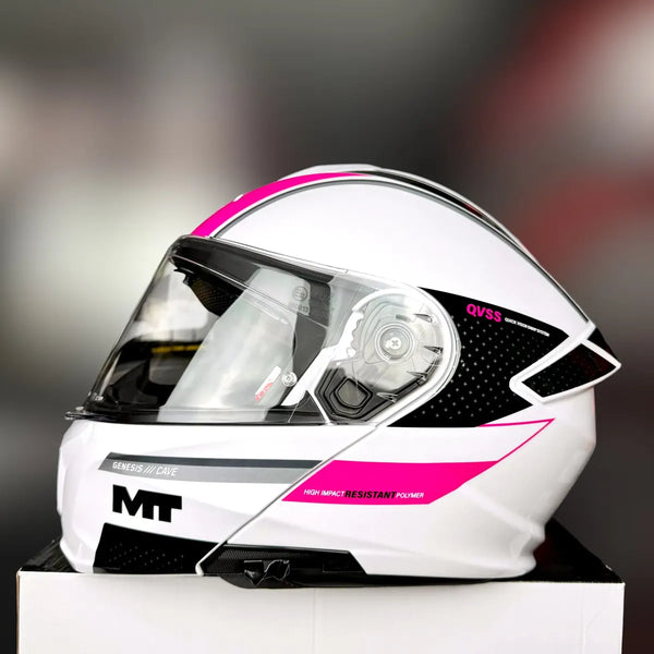 Casco Abatible Mt Genesis R Sv Cave B8 Brillo