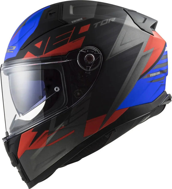 Casco Integral LS2 Vector II Absolute Rojo Azul Mate FF811