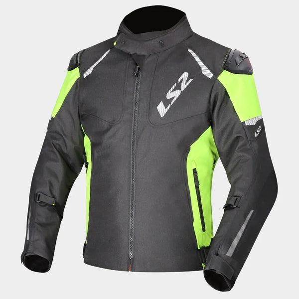 Chamarra  Ls2  Zoom Verde Con Protecciones