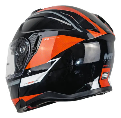 Casco Abatible MT Exodus Cave A5 Rojo Brillo