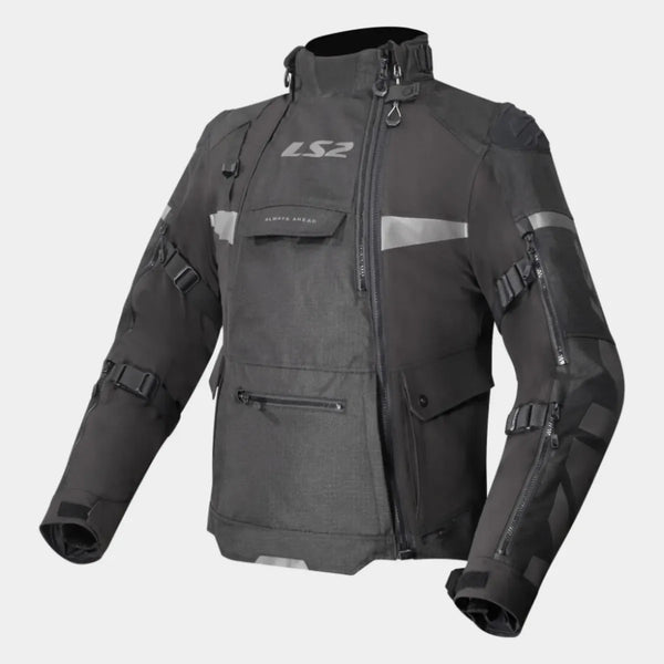 Chamarra LS2 Deportiva Negro X-Master Textil