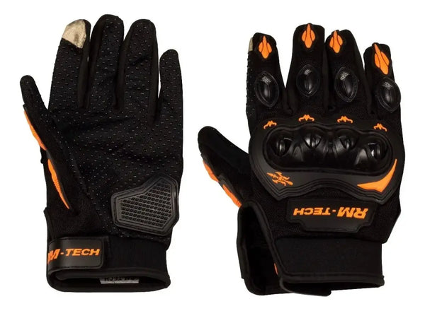Guantes RMTECH Negro/Naranja MX666