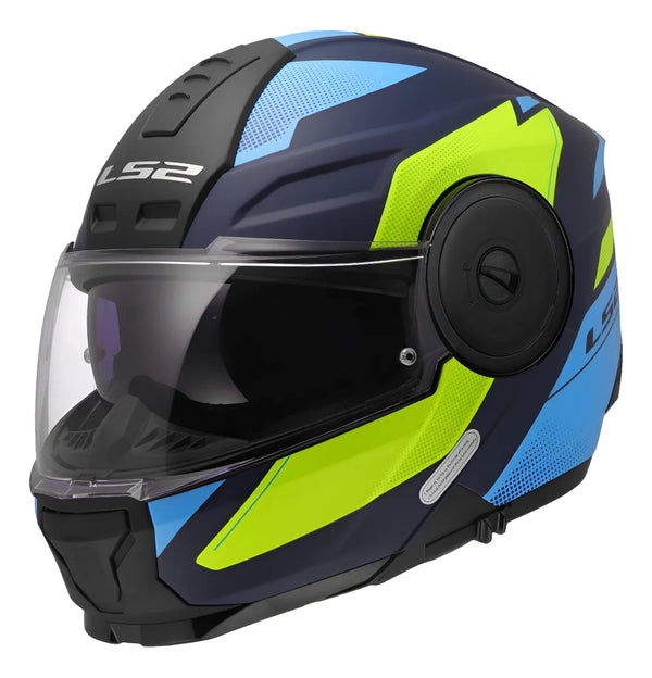 Casco Abatible LS2 Scope II + Pinlock  Azul Mate Duria FF902