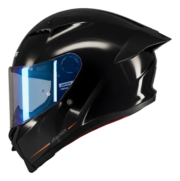 Casco Integral Axxis Fenix A1 Negro Brillo FF132