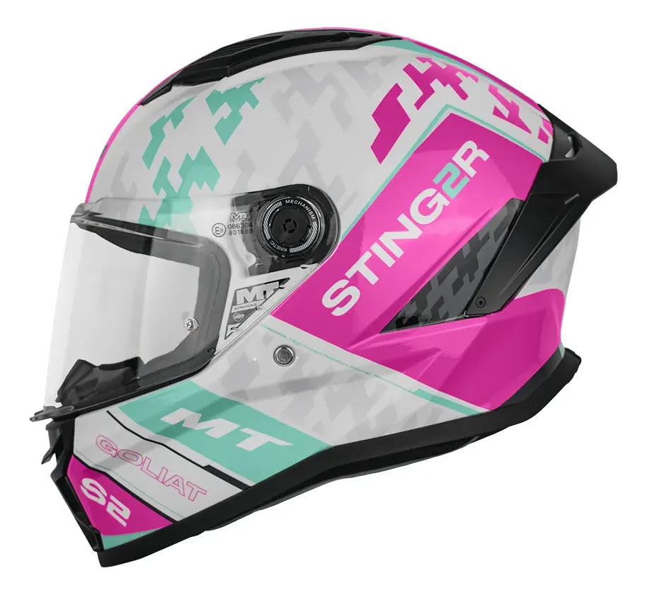 Casco MT Stinger 2 Goliat A18 Brillo