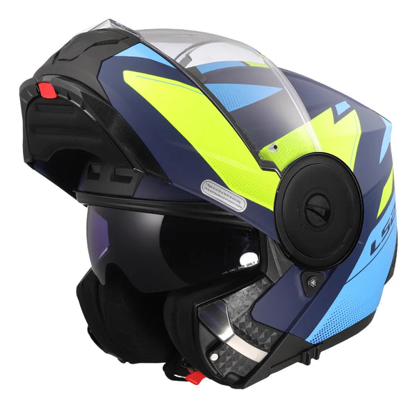 Casco Abatible LS2 Scope II + Pinlock  Azul Mate Duria FF902
