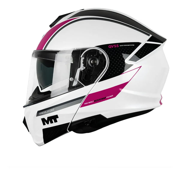 Casco Abatible Mt Genesis R Sv Cave B8 Brillo