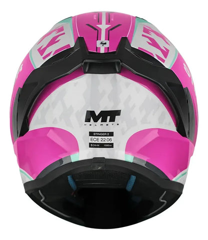 Casco MT Stinger 2 Goliat A18 Brillo