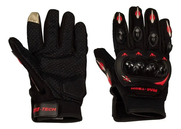 Guantes RMTECH Negro/Rojo MX666