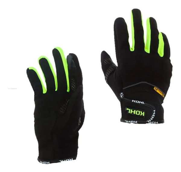 Guantes Kohl 4307 Textil Negro Amarillo