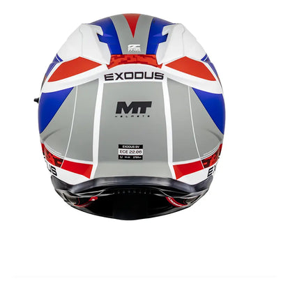 Casco Abatible MT Exodus Columbia A25 Rojo Mate