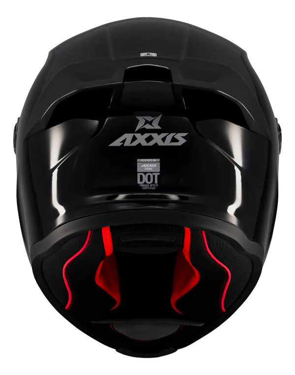 Casco Integral Axxis Fenix A1 Negro Brillo FF132