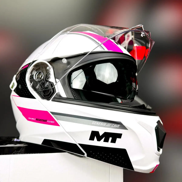 Casco Abatible Mt Genesis R Sv Cave B8 Brillo