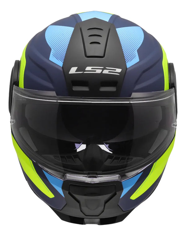 Casco Abatible LS2 Scope II + Pinlock  Azul Mate Duria FF902