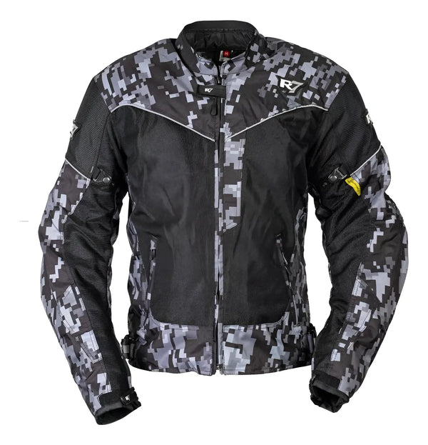 Chamarra de Moto R7 Racing 2314 Negro Gris