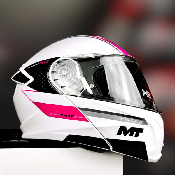 Casco Abatible Mt Genesis R Sv Cave B8 Brillo