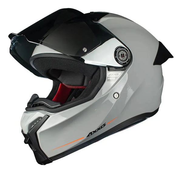 Casco Integral Axxis Fenix A2 Gris Brillo