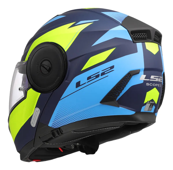 Casco Abatible LS2 Scope II + Pinlock  Azul Mate Duria FF902