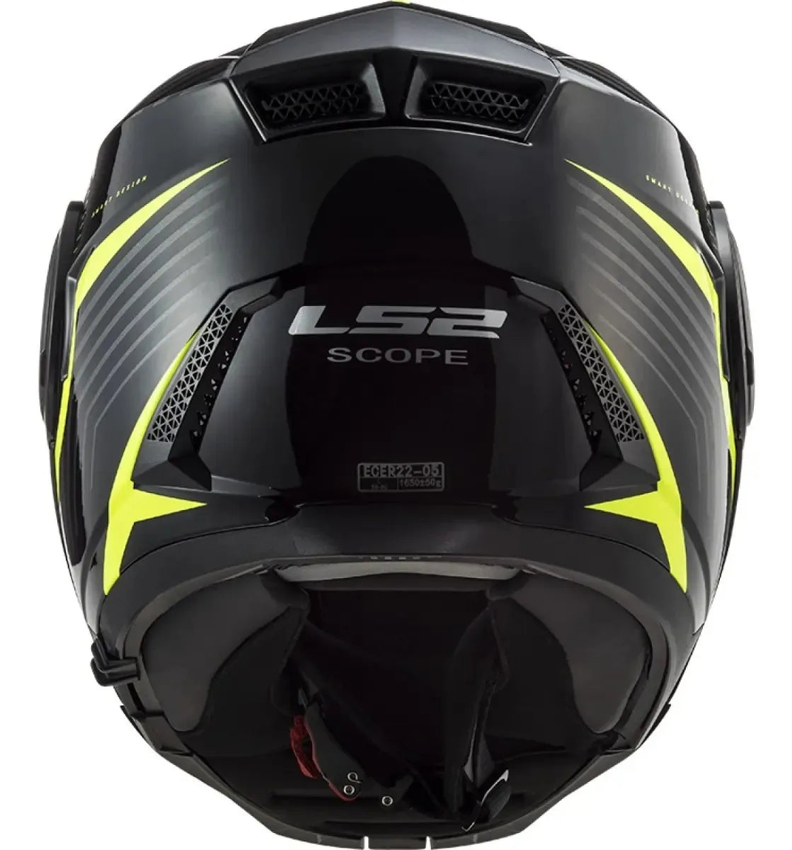 Casco Abatible LS2 Scope Skid II + Pinlock Amarillo FF902