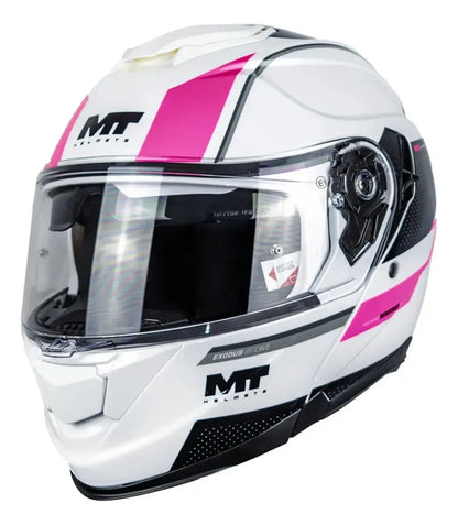 Casco Abatible MT Exodus Cave B8 Rosa Brillo