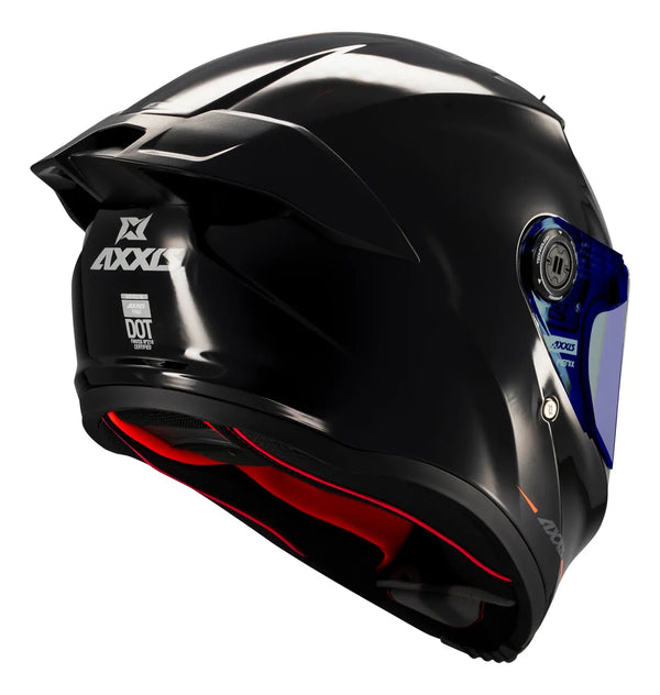 Casco Integral Axxis Fenix A1 Negro Brillo FF132