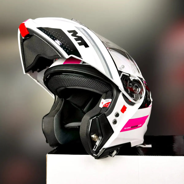 Casco Abatible Mt Genesis R Sv Cave B8 Brillo