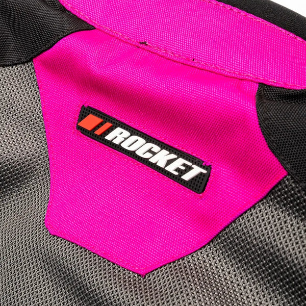 Chamarra Para Dama Joe Rocket Stratos Rosa Gris Negro