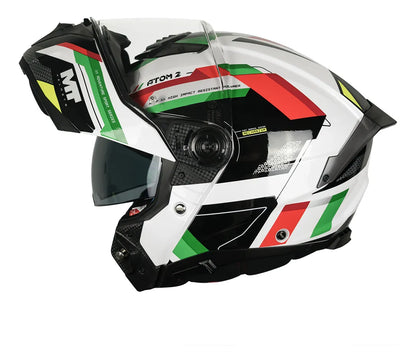 Casco MT Atom 2 SV Abatible Bast B6 Brillo