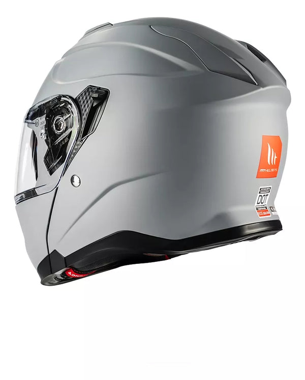 Casco Abatible MT Exodus SV A12 Gris Mate