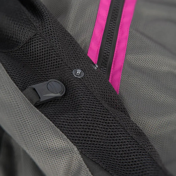 Chamarra Para Dama Joe Rocket Stratos Rosa Gris Negro