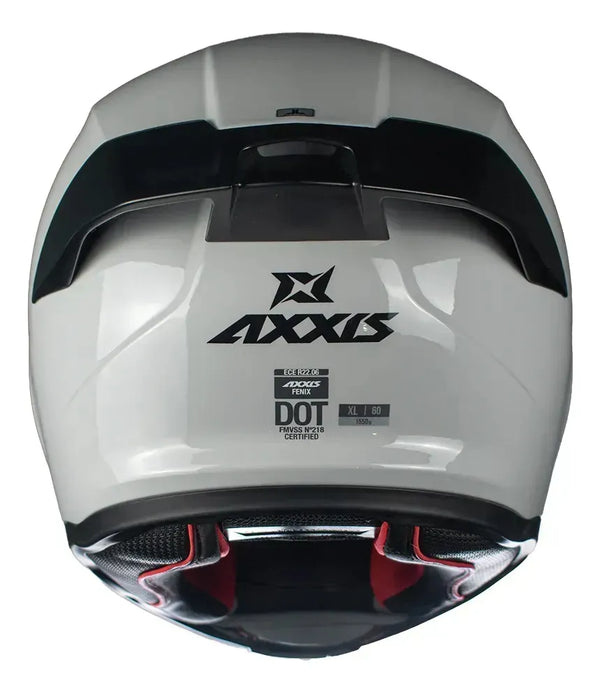 Casco Integral Axxis Fenix A2 Gris Brillo