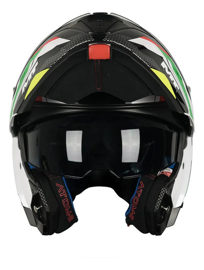 Casco MT Atom 2 SV Abatible Bast B6 Brillo