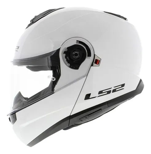 Casco Abatible Ls2 Strobe Blanco Brillo FF908