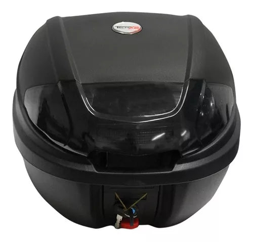 Cajuela Techx2 830 Negra C/ Reflejante Negro 29L
