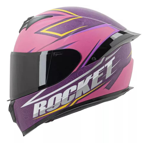 Casco Integral Joe Rocket Rkt 100 Elevation Rosa Mate