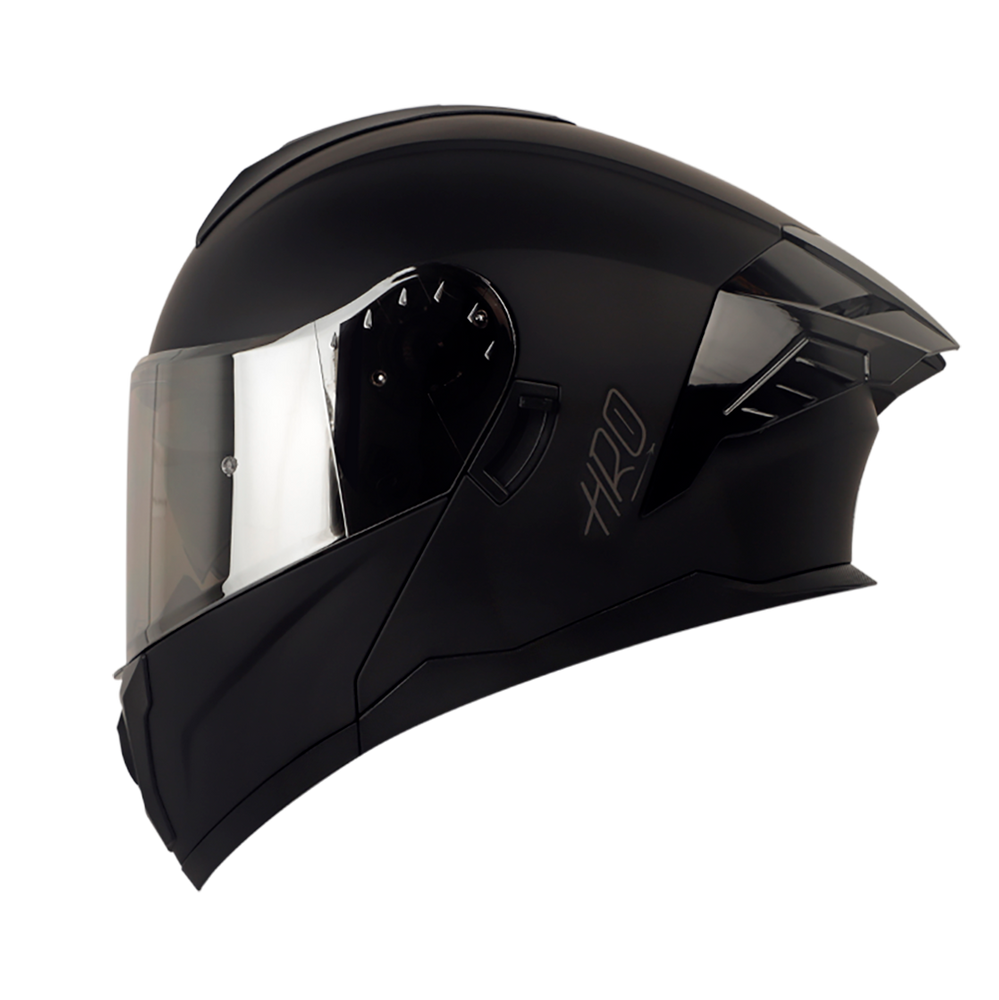 Casco Abatible Hro 3480 Negro Mate Visor Plata – Moto Helmets